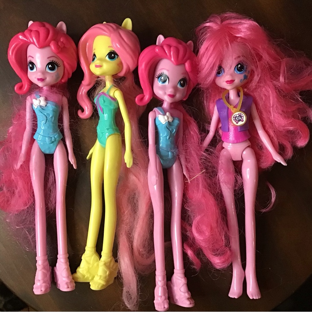 My Little Pony Equestria Girls, lot of 4 dolls